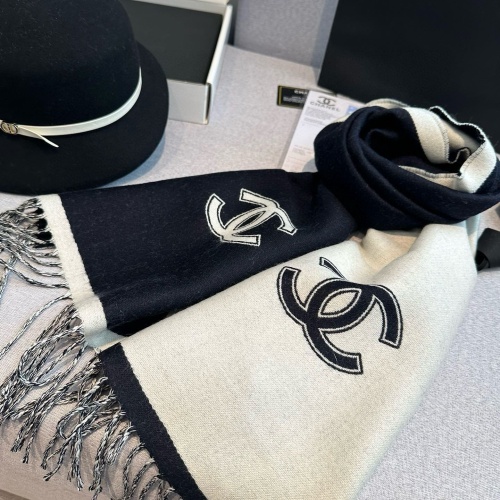 Cheap Chanel Scarves #1265572 Replica Wholesale [$56.00 USD] [ITEM#1265572] on Replica Chanel Scarves