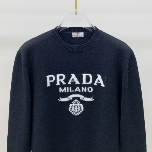 Cheap Prada Sweater Long Sleeved For Unisex #1265679 Replica Wholesale [$85.00 USD] [ITEM#1265679] on Replica Prada Sweater