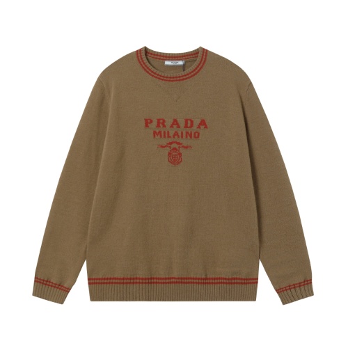 Cheap Prada Sweater Long Sleeved For Unisex #1265690 Replica Wholesale [$52.00 USD] [ITEM#1265690] on Replica Prada Sweater