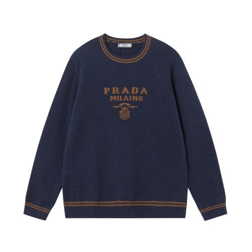 Cheap Prada Sweater Long Sleeved For Unisex #1265691 Replica Wholesale [$52.00 USD] [ITEM#1265691] on Replica Prada Sweater