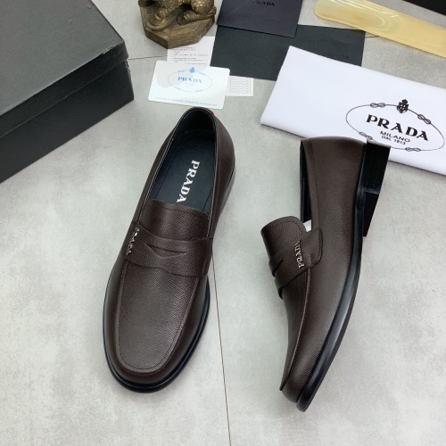 Cheap Prada Leather Shoes For Men #1265816 Replica Wholesale [$98.00 USD] [ITEM#1265816] on Replica Prada Leather Shoes