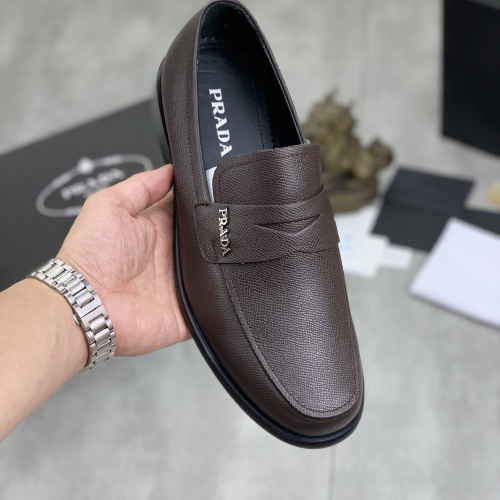 Cheap Prada Leather Shoes For Men #1265816 Replica Wholesale [$98.00 USD] [ITEM#1265816] on Replica Prada Leather Shoes