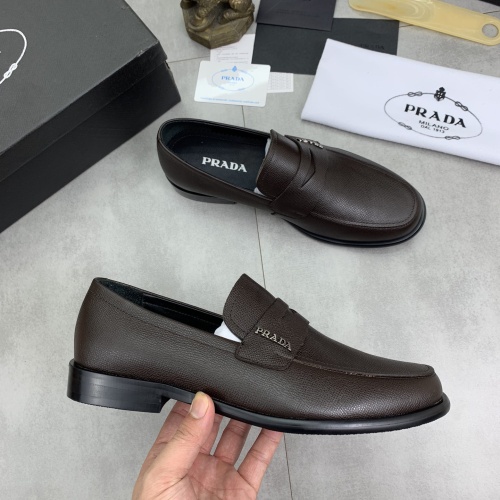 Cheap Prada Leather Shoes For Men #1265816 Replica Wholesale [$98.00 USD] [ITEM#1265816] on Replica Prada Leather Shoes