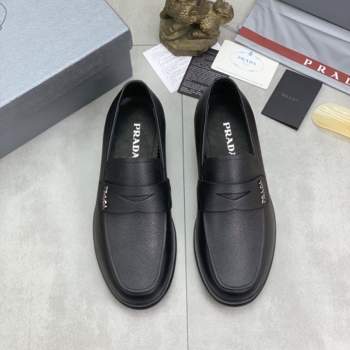 Cheap Prada Leather Shoes For Men #1265817 Replica Wholesale [$98.00 USD] [ITEM#1265817] on Replica Prada Leather Shoes