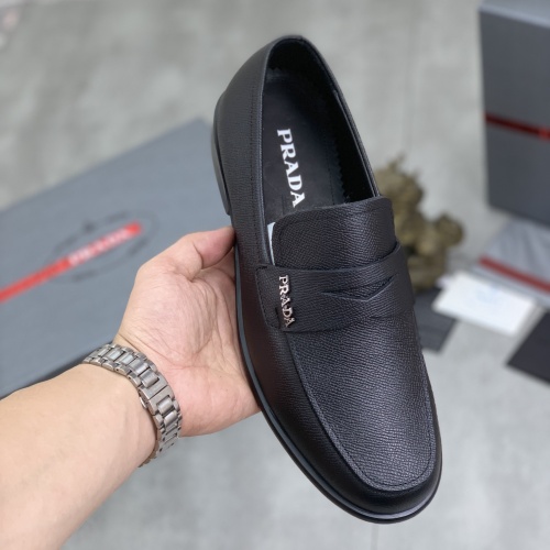 Cheap Prada Leather Shoes For Men #1265817 Replica Wholesale [$98.00 USD] [ITEM#1265817] on Replica Prada Leather Shoes