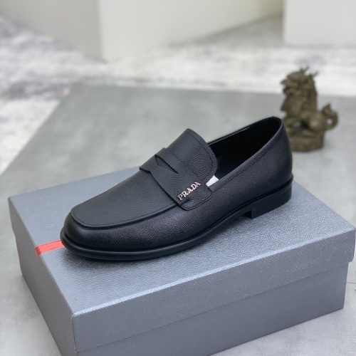 Cheap Prada Leather Shoes For Men #1265817 Replica Wholesale [$98.00 USD] [ITEM#1265817] on Replica Prada Leather Shoes