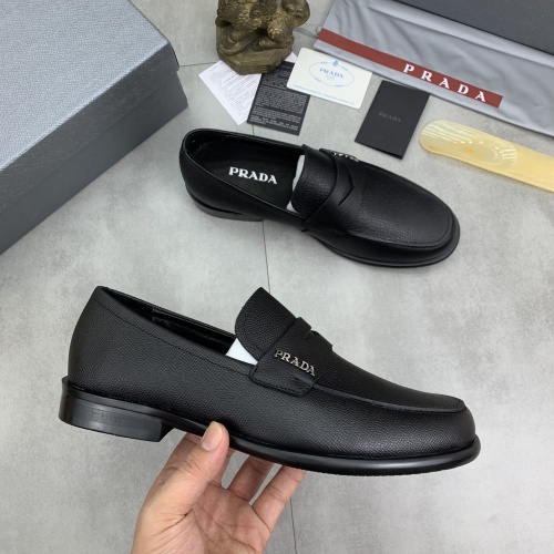 Cheap Prada Leather Shoes For Men #1265817 Replica Wholesale [$98.00 USD] [ITEM#1265817] on Replica Prada Leather Shoes