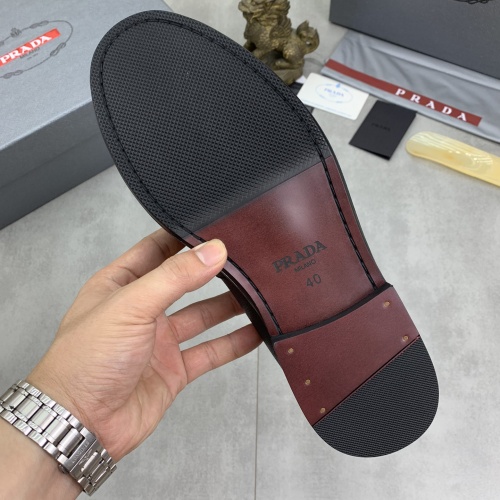 Cheap Prada Leather Shoes For Men #1265817 Replica Wholesale [$98.00 USD] [ITEM#1265817] on Replica Prada Leather Shoes