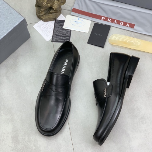 Cheap Prada Leather Shoes For Men #1265818 Replica Wholesale [$98.00 USD] [ITEM#1265818] on Replica Prada Leather Shoes