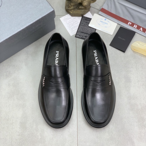 Cheap Prada Leather Shoes For Men #1265818 Replica Wholesale [$98.00 USD] [ITEM#1265818] on Replica Prada Leather Shoes