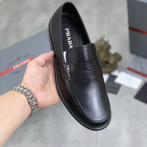 Cheap Prada Leather Shoes For Men #1265818 Replica Wholesale [$98.00 USD] [ITEM#1265818] on Replica Prada Leather Shoes