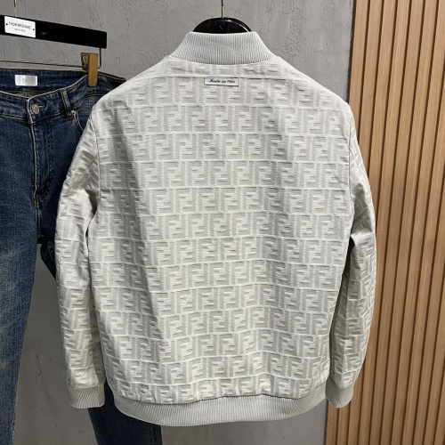 Cheap Fendi Jackets Long Sleeved For Unisex #1265863 Replica Wholesale [$130.00 USD] [ITEM#1265863] on Replica Fendi Jackets