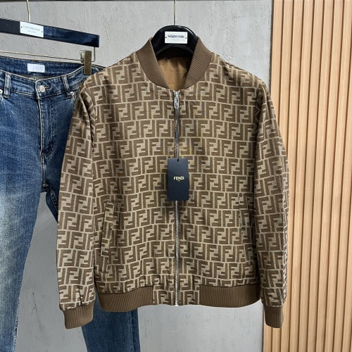 Cheap Fendi Jackets Long Sleeved For Unisex #1265864 Replica Wholesale [$130.00 USD] [ITEM#1265864] on Replica Fendi Jackets