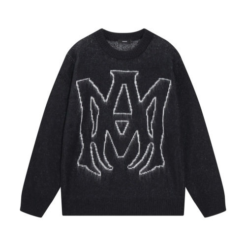 Cheap Amiri Sweaters Long Sleeved For Unisex #1265890 Replica Wholesale [$64.00 USD] [ITEM#1265890] on Replica Amiri Sweaters