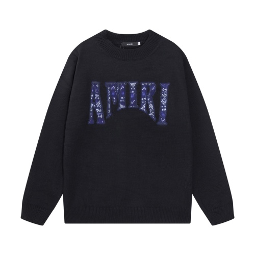 Cheap Amiri Sweaters Long Sleeved For Unisex #1265891 Replica Wholesale [$64.00 USD] [ITEM#1265891] on Replica Amiri Sweaters