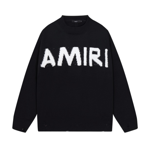 Cheap Amiri Sweaters Long Sleeved For Unisex #1265902 Replica Wholesale [$64.00 USD] [ITEM#1265902] on Replica Amiri Sweaters