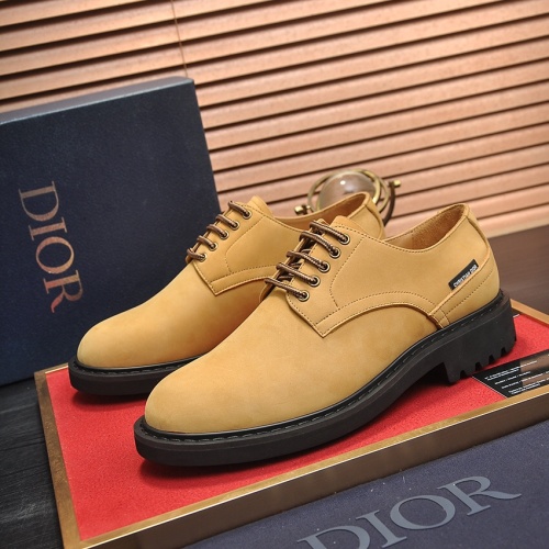 Cheap Christian Dior Leather Shoes For Men #1265907 Replica Wholesale [$100.00 USD] [ITEM#1265907] on Replica Christian Dior Leather Shoes