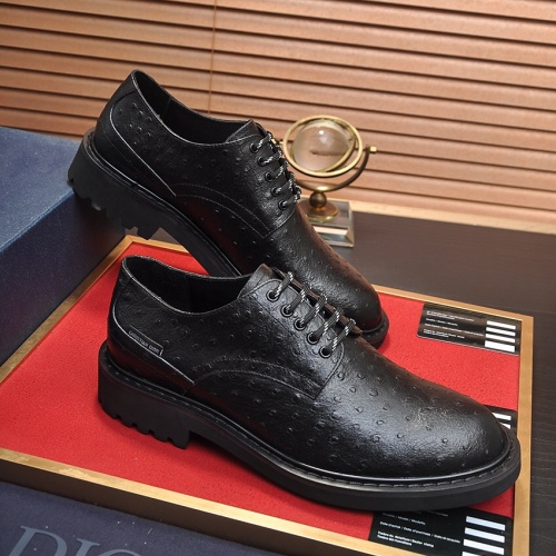 Cheap Christian Dior Leather Shoes For Men #1265914 Replica Wholesale [$100.00 USD] [ITEM#1265914] on Replica Christian Dior Leather Shoes