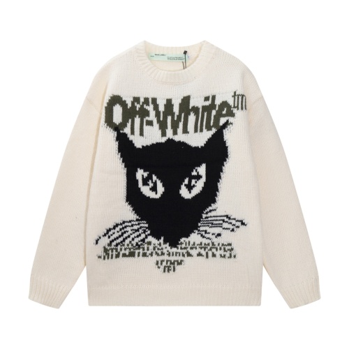 Cheap Off-White Sweaters Long Sleeved For Unisex #1265919 Replica Wholesale [$64.00 USD] [ITEM#1265919] on Replica Off-White Sweaters