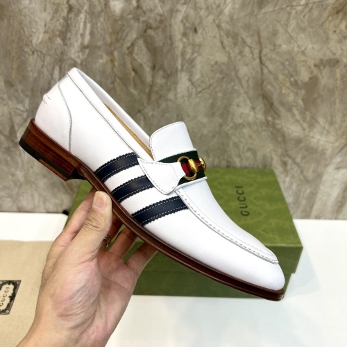 Cheap Gucci Oxfords Shoes For Men #1265979 Replica Wholesale [$160.00 USD] [ITEM#1265979] on Replica Gucci Oxfords Shoes