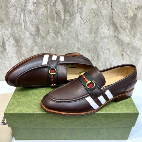 Cheap Gucci Oxfords Shoes For Men #1265981 Replica Wholesale [$160.00 USD] [ITEM#1265981] on Replica Gucci Oxfords Shoes