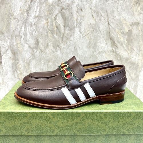 Cheap Gucci Oxfords Shoes For Men #1265981 Replica Wholesale [$160.00 USD] [ITEM#1265981] on Replica Gucci Oxfords Shoes