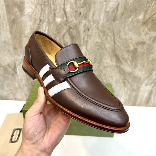 Cheap Gucci Oxfords Shoes For Men #1265981 Replica Wholesale [$160.00 USD] [ITEM#1265981] on Replica Gucci Oxfords Shoes