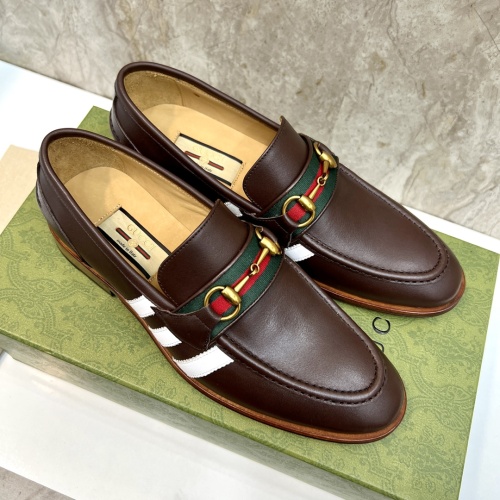 Cheap Gucci Oxfords Shoes For Men #1265981 Replica Wholesale [$160.00 USD] [ITEM#1265981] on Replica Gucci Oxfords Shoes