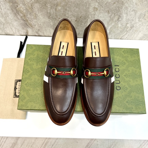 Cheap Gucci Oxfords Shoes For Men #1265981 Replica Wholesale [$160.00 USD] [ITEM#1265981] on Replica Gucci Oxfords Shoes