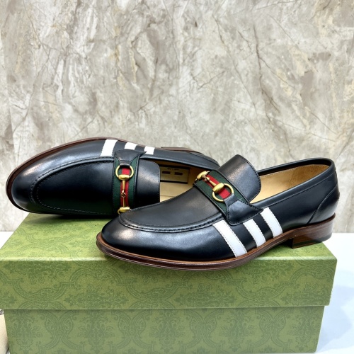 Cheap Gucci Oxfords Shoes For Men #1265987 Replica Wholesale [$160.00 USD] [ITEM#1265987] on Replica Gucci Oxfords Shoes