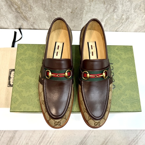 Cheap Gucci Oxfords Shoes For Men #1265989 Replica Wholesale [$160.00 USD] [ITEM#1265989] on Replica Gucci Oxfords Shoes