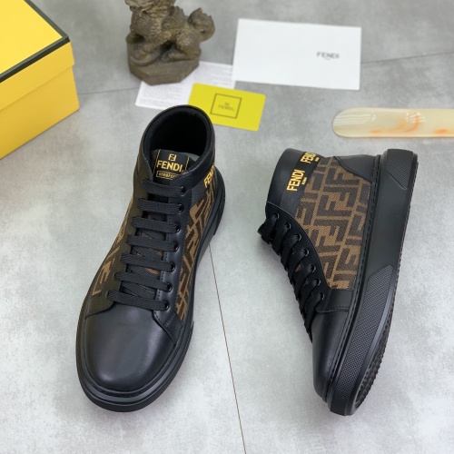 Cheap Fendi High Tops Casual Shoes For Men #1266039 Replica Wholesale [$80.00 USD] [ITEM#1266039] on Replica Fendi High Tops Casual Shoes