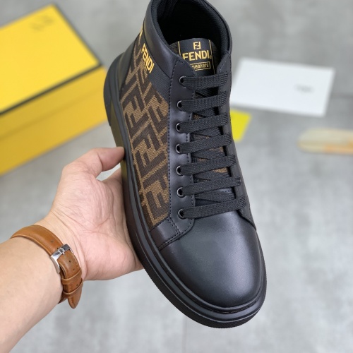 Cheap Fendi High Tops Casual Shoes For Men #1266039 Replica Wholesale [$80.00 USD] [ITEM#1266039] on Replica Fendi High Tops Casual Shoes