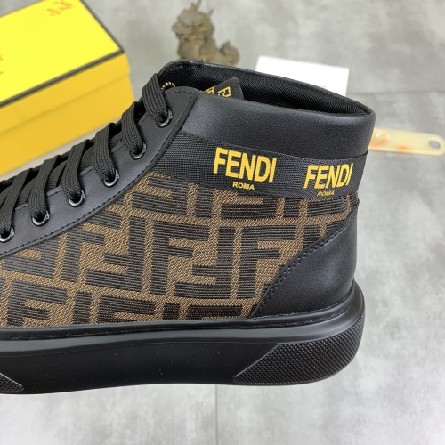 Cheap Fendi High Tops Casual Shoes For Men #1266039 Replica Wholesale [$80.00 USD] [ITEM#1266039] on Replica Fendi High Tops Casual Shoes