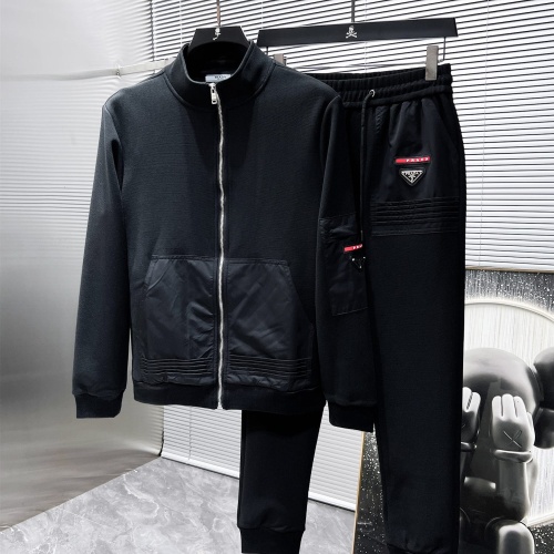 Cheap Prada Tracksuits Long Sleeved For Men #1266042 Replica Wholesale [$105.00 USD] [ITEM#1266042] on Replica Prada Tracksuits