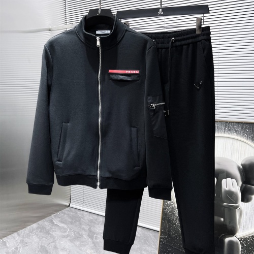 Cheap Prada Tracksuits Long Sleeved For Men #1266045 Replica Wholesale [$105.00 USD] [ITEM#1266045] on Replica Prada Tracksuits