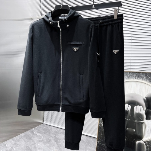 Cheap Prada Tracksuits Long Sleeved For Men #1266046 Replica Wholesale [$105.00 USD] [ITEM#1266046] on Replica Prada Tracksuits