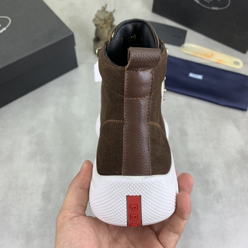 Cheap Prada High Top Shoes For Men #1266048 Replica Wholesale [$105.00 USD] [ITEM#1266048] on Replica Prada High Top Shoes