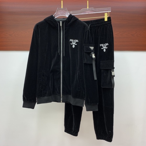 Cheap Prada Tracksuits Long Sleeved For Men #1266050 Replica Wholesale [$105.00 USD] [ITEM#1266050] on Replica Prada Tracksuits