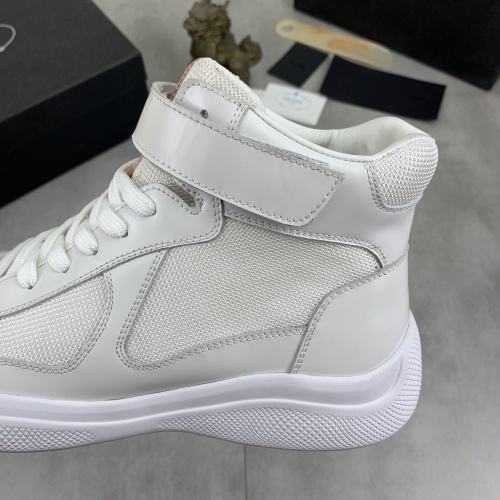 Cheap Prada High Top Shoes For Men #1266065 Replica Wholesale [$105.00 USD] [ITEM#1266065] on Replica Prada High Top Shoes