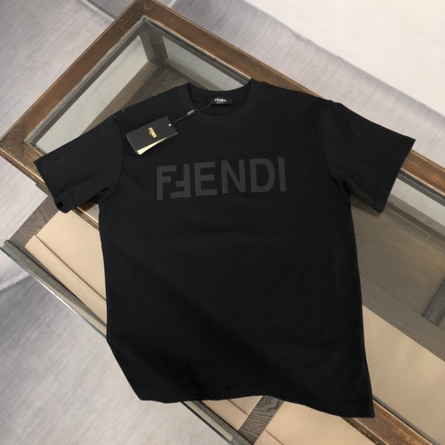 Cheap Fendi T-Shirts Short Sleeved For Unisex #1266140 Replica Wholesale [$45.00 USD] [ITEM#1266140] on Replica Fendi T-Shirts