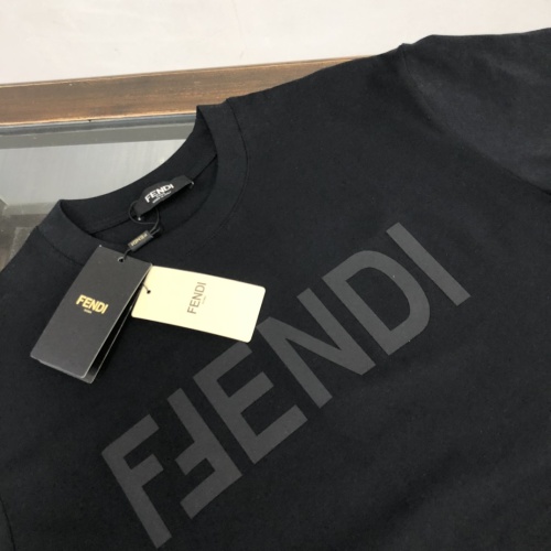 Cheap Fendi T-Shirts Short Sleeved For Unisex #1266140 Replica Wholesale [$45.00 USD] [ITEM#1266140] on Replica Fendi T-Shirts