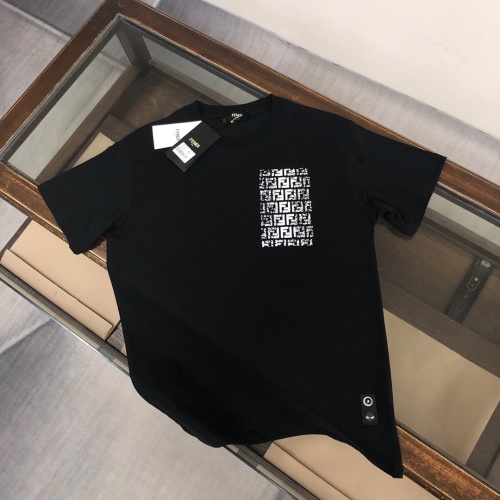 Cheap Fendi T-Shirts Short Sleeved For Unisex #1266143 Replica Wholesale [$42.00 USD] [ITEM#1266143] on Replica Fendi T-Shirts