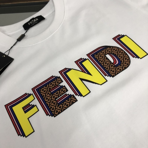 Cheap Fendi T-Shirts Short Sleeved For Unisex #1266144 Replica Wholesale [$42.00 USD] [ITEM#1266144] on Replica Fendi T-Shirts