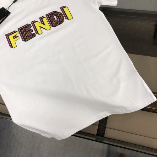 Cheap Fendi T-Shirts Short Sleeved For Unisex #1266144 Replica Wholesale [$42.00 USD] [ITEM#1266144] on Replica Fendi T-Shirts