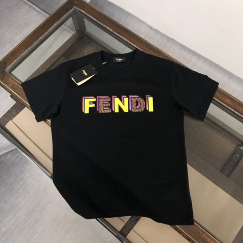 Cheap Fendi T-Shirts Short Sleeved For Unisex #1266145 Replica Wholesale [$42.00 USD] [ITEM#1266145] on Replica Fendi T-Shirts