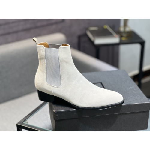 Cheap Yves Saint Laurent YSL Boots For Men #1266301 Replica Wholesale [$105.00 USD] [ITEM#1266301] on Replica Yves Saint Laurent YSL Boots