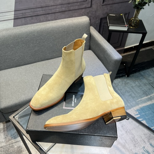 Cheap Yves Saint Laurent YSL Boots For Men #1266304 Replica Wholesale [$105.00 USD] [ITEM#1266304] on Replica Yves Saint Laurent YSL Boots