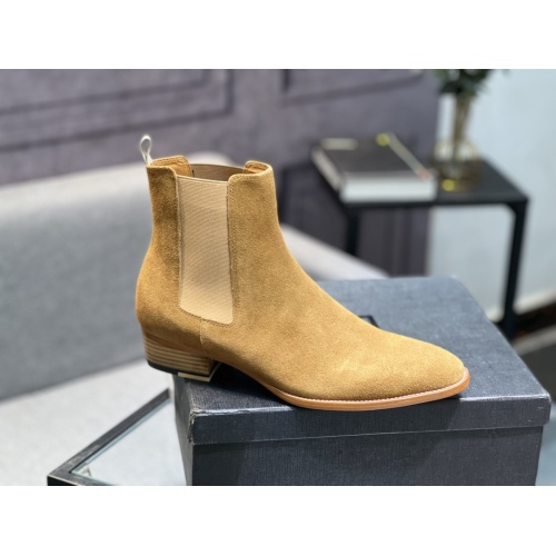 Cheap Yves Saint Laurent YSL Boots For Men #1266305 Replica Wholesale [$105.00 USD] [ITEM#1266305] on Replica Yves Saint Laurent YSL Boots