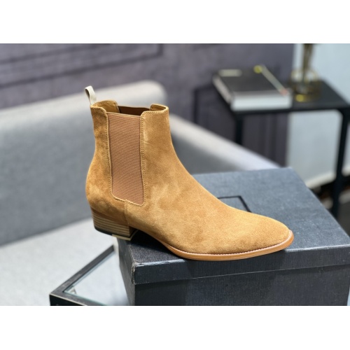 Cheap Yves Saint Laurent YSL Boots For Men #1266306 Replica Wholesale [$105.00 USD] [ITEM#1266306] on Replica Yves Saint Laurent YSL Boots